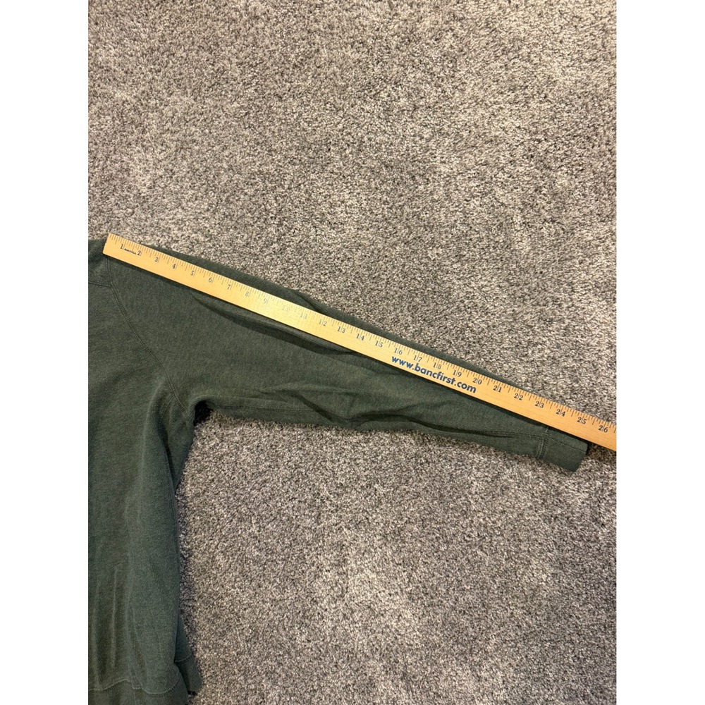 Tommy Bahama Pullover Mens XL Green Reversible Quarter Zip Cotton Sweater Logo - Picture 7 of 9